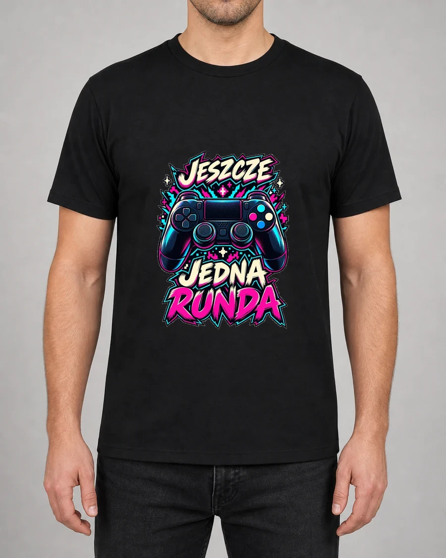 Koszulka z nadrukiem Jeszcze jedna runda
