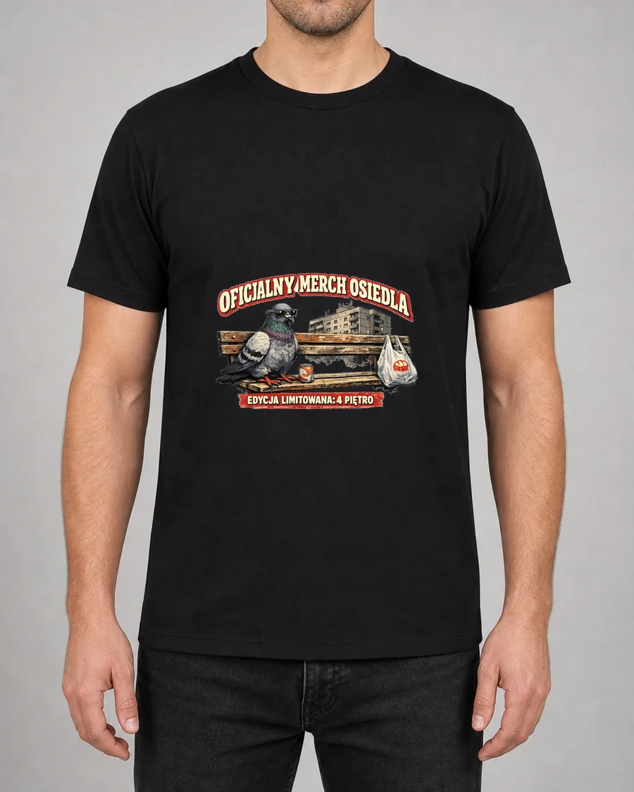 Koszulka z nadrukiem Oficjalny Merch Osiedla