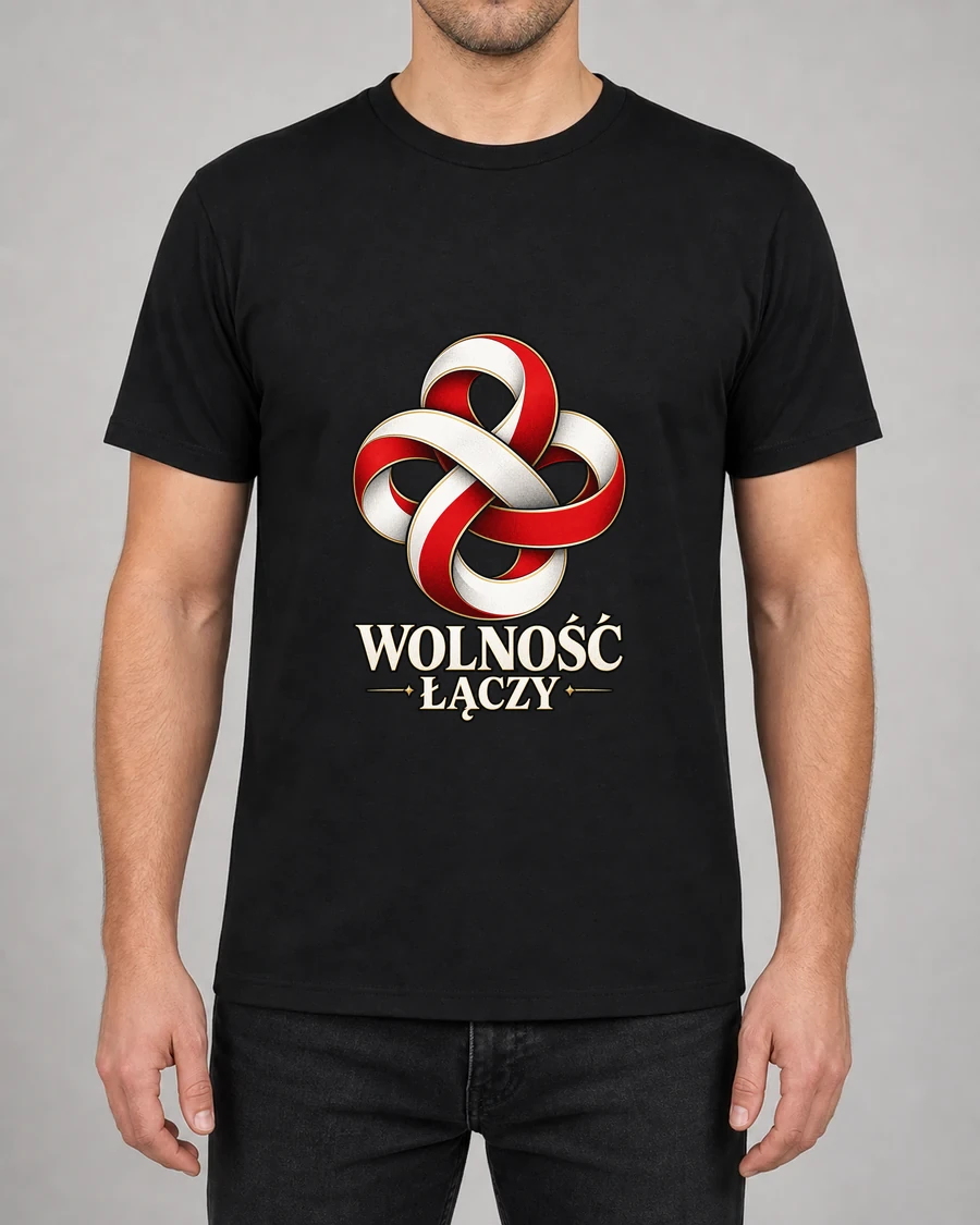 Koszulka z nadrukiem Wolność łączy